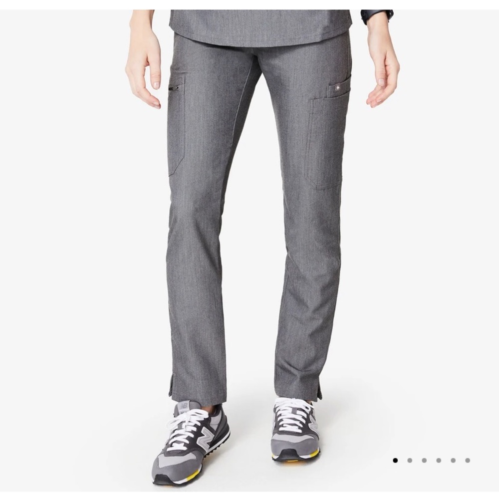 FIGS yola skinny scrub pants, small, graphite